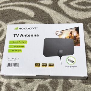 Black TV Antenna